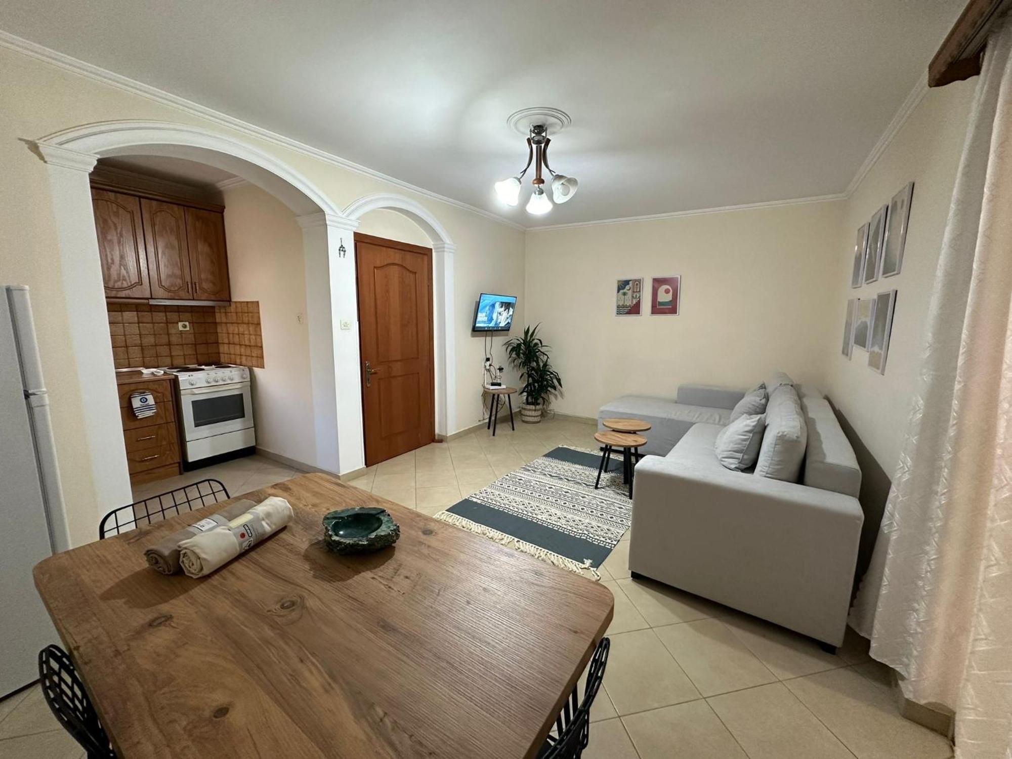 Boho Coastal Retreat Apartment Sarande Ngoại thất bức ảnh
