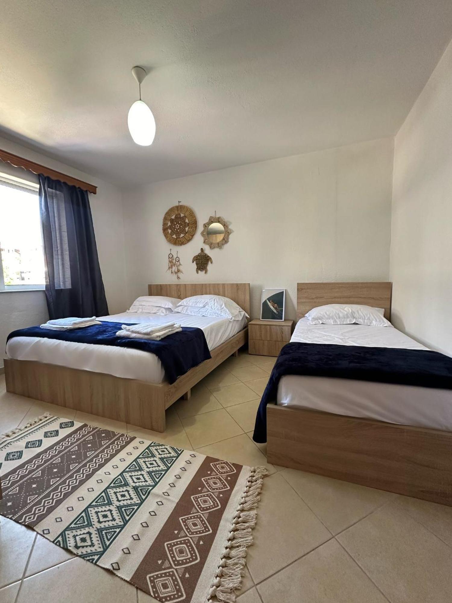 Boho Coastal Retreat Apartment Sarande Ngoại thất bức ảnh