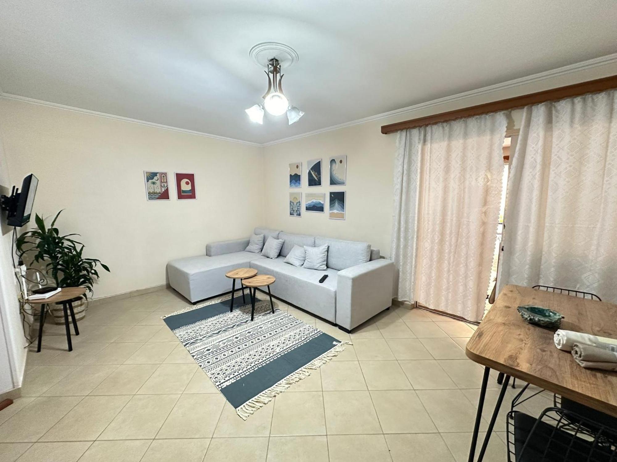 Boho Coastal Retreat Apartment Sarande Ngoại thất bức ảnh