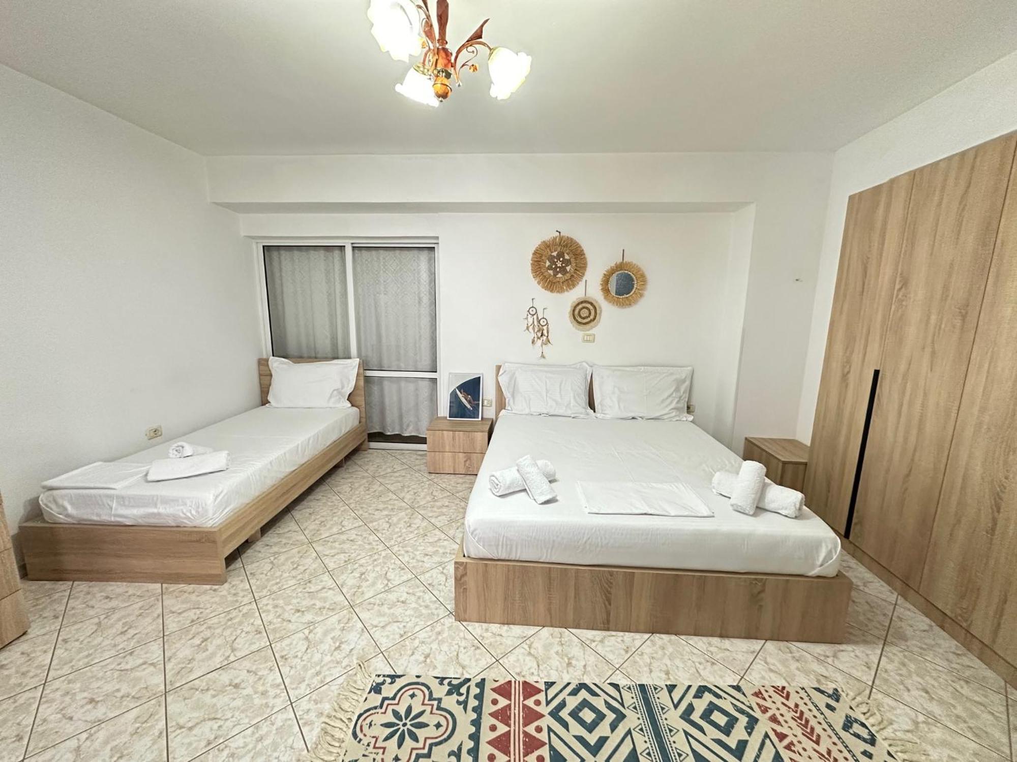 Boho Coastal Retreat Apartment Sarande Ngoại thất bức ảnh