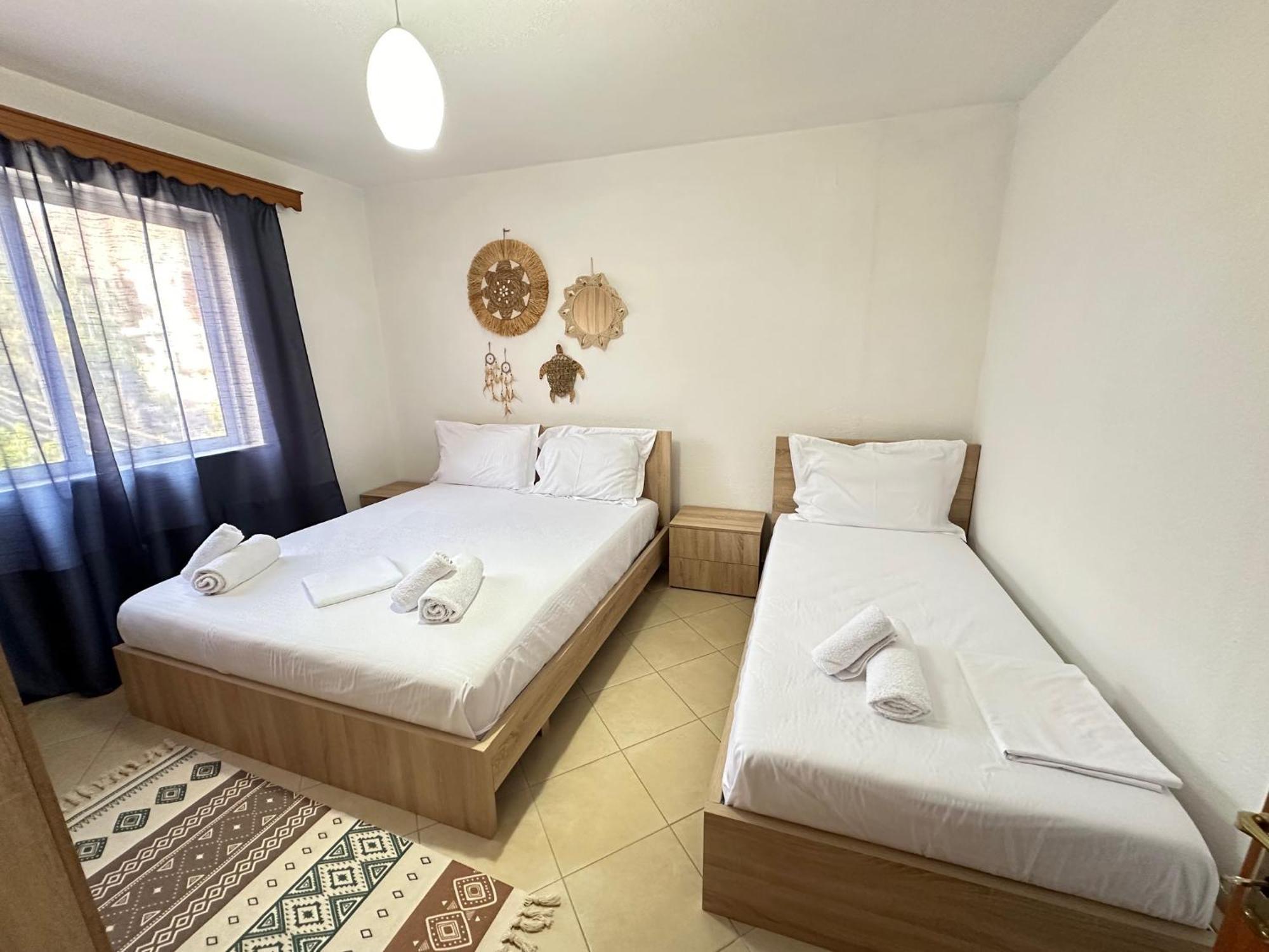 Boho Coastal Retreat Apartment Sarande Ngoại thất bức ảnh